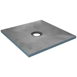 Marwell PLANO Duschelement 90x90 cm befliesbar Grau