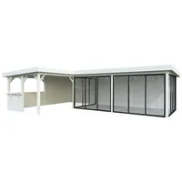 Palmako Carport/Pavillon Connect Lenna 33,2 m2 Set 421 Slide