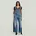 G-Star Cinch Dungaree Wide Jumpsuit - Dunkelblau - Damen - L