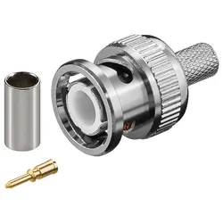 Goobay 11334, B, Silber, 75 Ohm, 1 Stück(e), Polybag