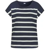 s.Oliver Shorty Pyjama gestreift Blau/Weiß 36-38