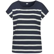s.Oliver Shorty Pyjama gestreift Blau/Weiß 36-38