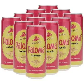 Paloma Lemonade Pink Grapefruit 12x 330ml