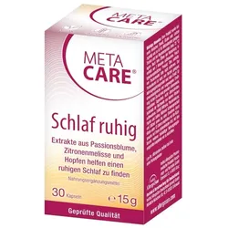 META CARE Schlaf ruhig 30 St Kapseln