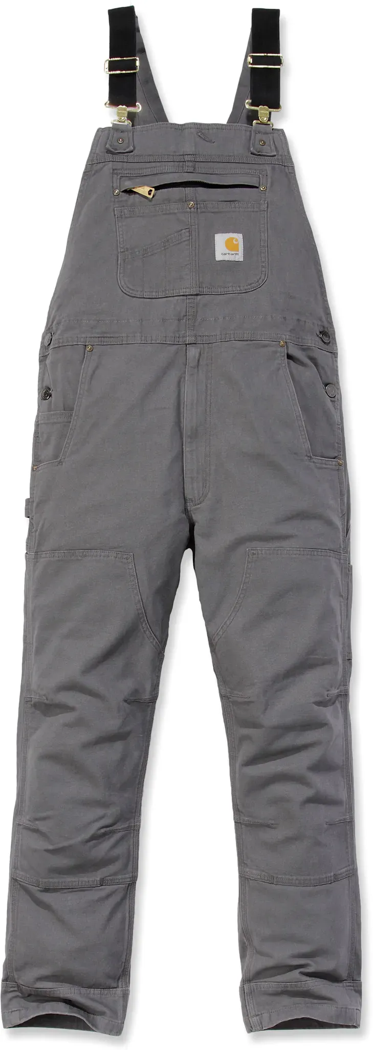 Carhartt Rugged Flex Rigby, Latzhose - Grau - W32/L32