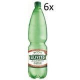 6x Uliveto Acqua Minerale Effervescente Naturale Mineralwasser sprudelnd 1,5Lt