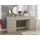 Mirjan24 Schreibtisch und Schminktisch Tireno Bis, Schlafzimmer Kosmetiktisch mit neun Schubladen, Goldfarben Aluminiumgriffe (Farbe: Sandbeige) - Beige