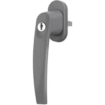 MS Beschläge Abschließbarer Fensterbeschlag Rasterolive Aluminium Fenstergriff Titan