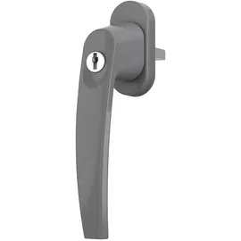 MS Beschläge Abschließbarer Fensterbeschlag Rasterolive Aluminium Fenstergriff Titan