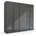 x 223 x Grau/Schwarz