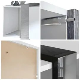 Vladon Lowboard, Bordeaux, Holzwerkstoff, 149x45.5x34 cm, Wohnzimmer, Wohnwände, Lowboards, Lowboards stehend