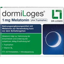 Dr. Loges dormiLoges Melatonin plus Tryptophan Filmtabletten 30 St.