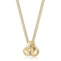 Elli PREMIUM Halskette Damen mit Knoten 585 Gelbgold