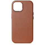 Decoded Leather Backcover für iPhone 15 Plus Tan