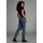 Arizona Gerade Jeans "Annett", Damen, Gr. 76, K + L Gr, blau (blau stone), Jeans, Obermaterial: 98% Baumwolle, 2% Elasthan, clean, Basic, normal lang, Jeans, bequeme Passform, 5-Pocket-Style, hohe Taille, Topseller