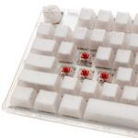Ducky One 3 TKL Aura White (US, Kabelgebunden), Tastatur, Weiss