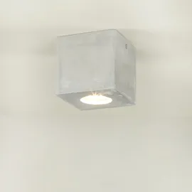 Licht-Erlebnisse Bruccia 1 GU10 eckig grau