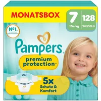 Pampers Premium Protection Gr. 7 (15+ kg) 128 St.