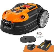LAWNMASTER VBRM18AMIDR Mähroboter 500m2 2 Ah