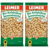 LEIMER Bio-Knödelbrot Semmelwürfel 750g - Aus frisch gebackenem Brot für lockere und gelingsichere Semmelknödel (1 x 750g) (Packung mit 2)