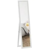 ComfortXL Standspiegel, Weiß, Holzwerkstoff, 37x157x3.8 cm, Spiegel, Standspiegel