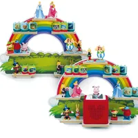 Smagnon Regal für die Toniebox und Tonie Figuren Verschiedene Motive Kinderspielzeug Spielregal (XXL-Sparset Regenbogen)
