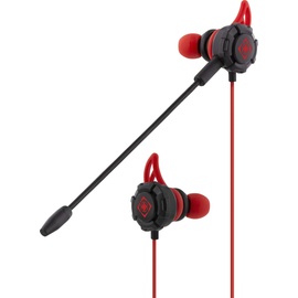 deltaco GAMING GAM-076 Gaming In Ear Headset kabelgebunden Stereo Schwarz, Rot