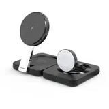 CHOETECH 15W QI2 Certified 3-in-1 Foldable Magnetic Wireless Charger