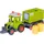 Happy People 34590 - Spielzeug-Traktor mit Anhänger grün 1:32