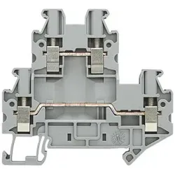 Siemens 8WH10205LF00 Doppelstockklemme für Bauelemente, 2, 5mm2 Schraubbefestigung grau  - 50 Stück