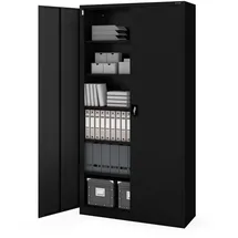 Jan Nowak JAN II Aktenschrank 115 x 40 x 220 cm Schwarz