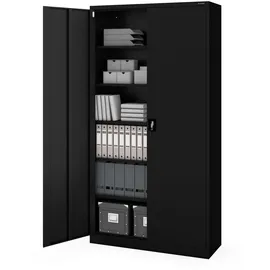 Jan Nowak JAN II Aktenschrank 115 x 40 x 220 cm Schwarz