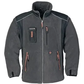 Terratrend Fleecejacke Gr.M dunkelgrau/schwarz/orange TERRATREND