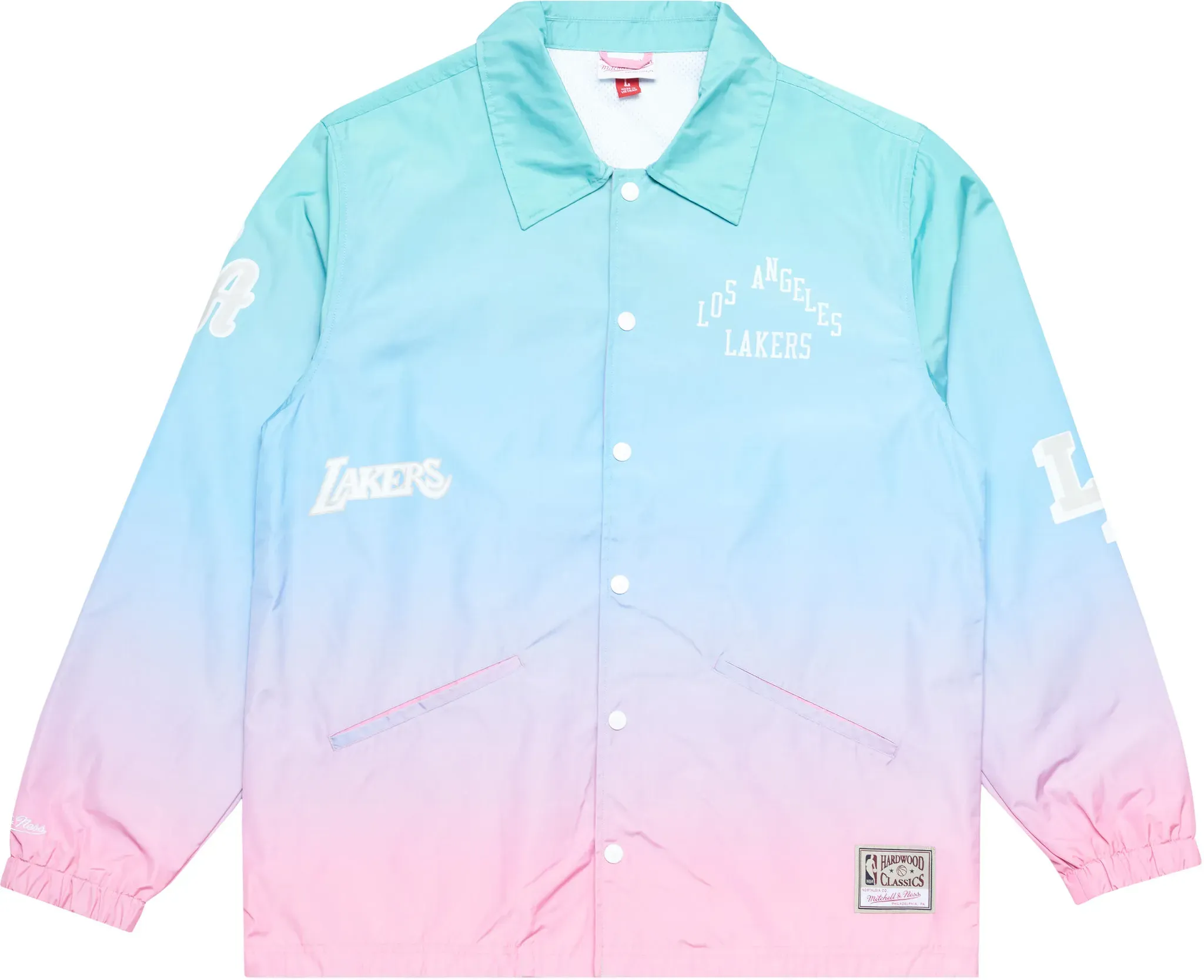 Mitchell & Ness STATESIDE PASTEL COACHES JACKET 'LOS ANGELES LAKERS'