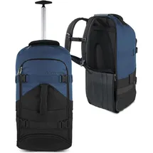 Normani Reisetasche mit Rucksackfunktion 60 l Schwarz/Navy