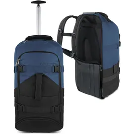 Normani Reisetasche mit Rucksackfunktion 60 l Schwarz/Navy