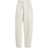 adidas Women's Essentials Contemporary Logo Fleece Barrel Pants, Wonder Alumina, XXS