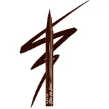 NYX Professional Makeup Epic Ink Eyeliner, Hochpigmentierter Filzstift, Wasserfest, langanhaltender Kajal, Vegane Formel, Einfache Anwendung mit flexiblem Pinsel, Shade: 04 Milk Chocolate