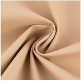 SCHÖNER LEBEN. Stoff Kunstleder Polsterkunstleder Kreativleder creme-beige 1,4m Breite, abwaschbar beige