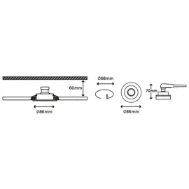 Briloner 7148-032-SET 3xLED Dimmbare Badezimmerleuchte 1xGU10/5W/230V IP23 - Mattes Chrom