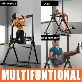 DH FitLife Kraftstation Faltbar Schwarz