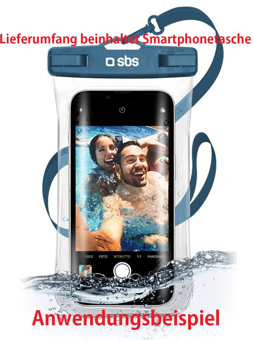Blue Water Selfie Case für Smartphones bis 6,8