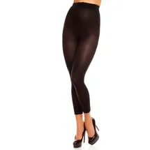 Glamory Velvet 80 Leggings-schwarz-48-50 - XL Große Größen
