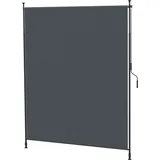 Outsunny Senkrechtmarkise 200 x 305 cm Grau