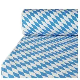 Papstar Papiertischtuch mit Damastprägung 50 m x 1 m Blau