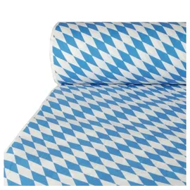 Papstar Papiertischtuch mit Damastprägung 50 m x 1 m Blau