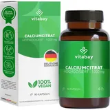 Vitabay Calciumcitrat 1000 mg Kalzium hochdosiert Kapseln