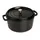 Staub Cocotte 12 cm rund schwarz