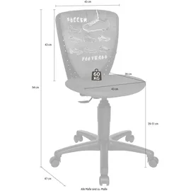 TOPSTAR High S'cool Soccer schwarz / rot