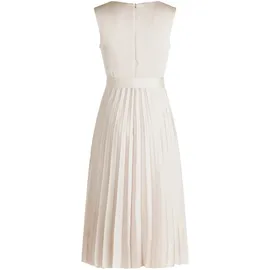 Betty & Co Midikleid Plissee Grau/Beige 44
